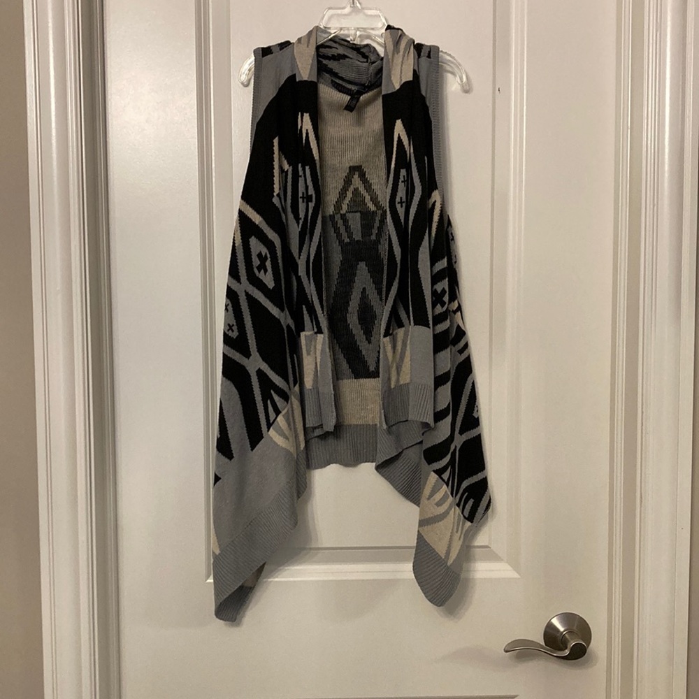 Black & Gray Vest with Cool Design